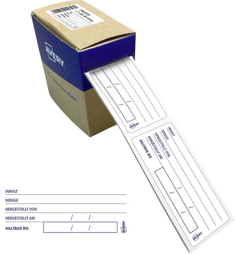 ETIHACCP.DE Vielzweck-Etiketten 98 x 40 mm Papier Weiß 1 St. Wiederablösbar Handbeschriftung by Avery – product photo