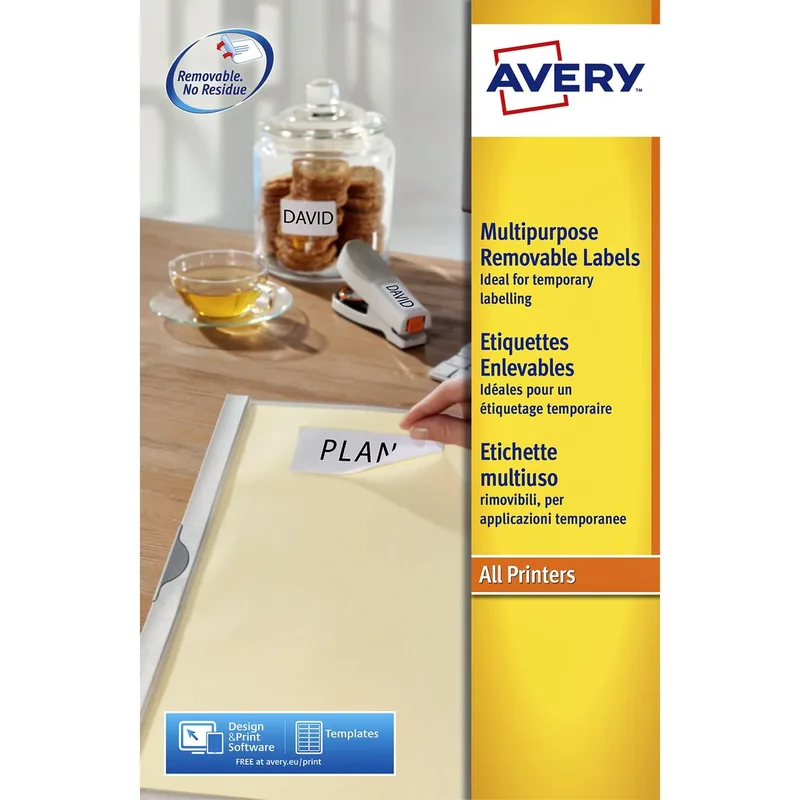 Etiket avery l4733rev-25 99.1x139mm wit 100st by Avery – product photo
