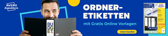 Ordnerrücken-Etiketten, 34 x 192 mm, weiß de Avery – photo produit