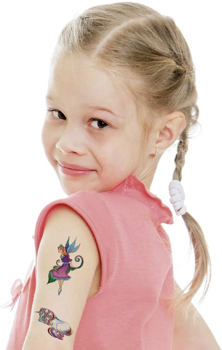 Tattoo etiket Z-design Kids - pakje a 1 vel elfjes von Avery in Mehrfarbig – Produktfoto