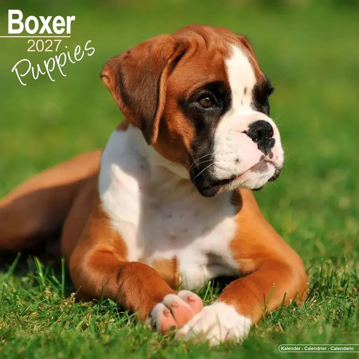 Boxer Puppies Kalender 2027 van Avonside in Bruin – productfoto