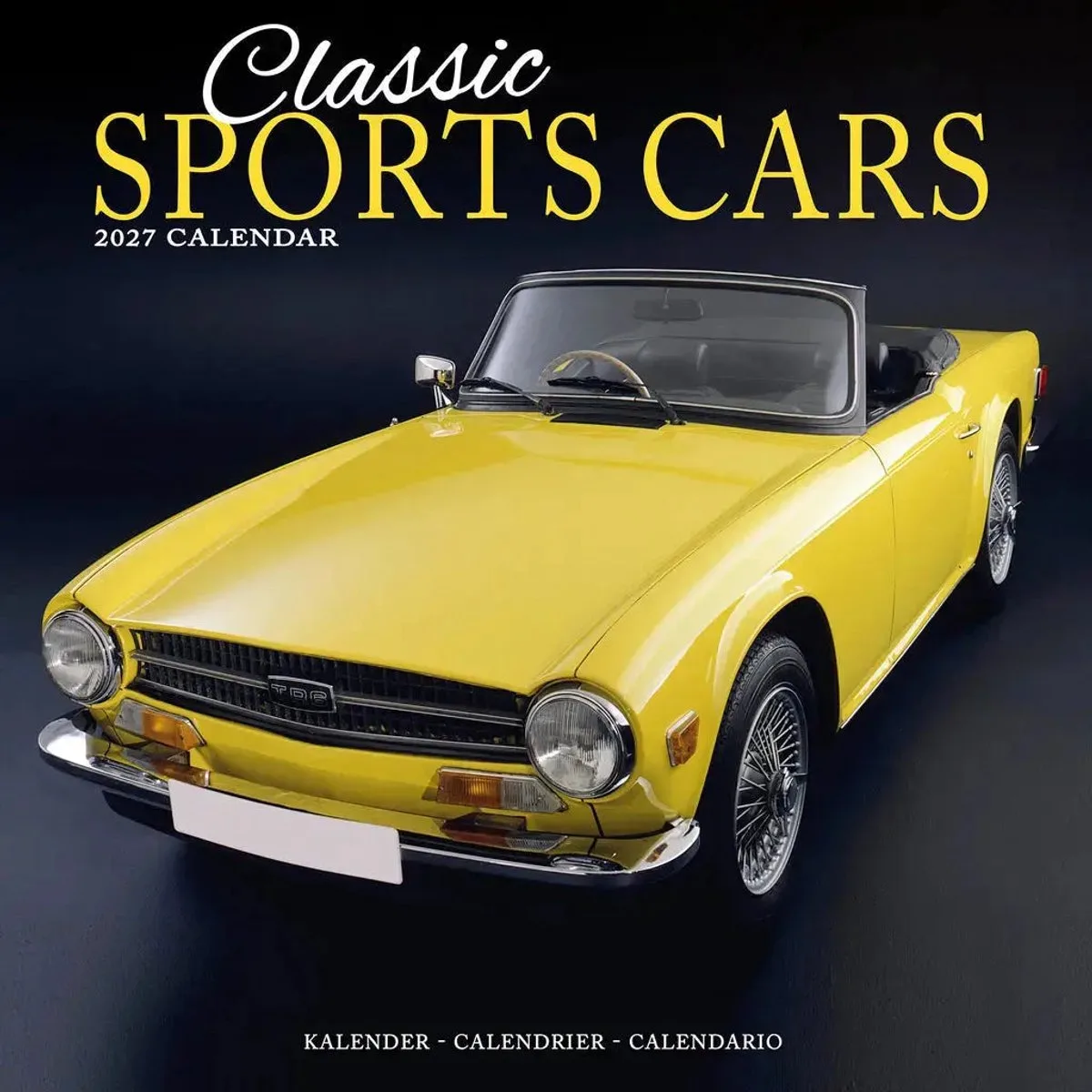 Classic Sports Cars Kalender 2027 de Avonside – photo produit