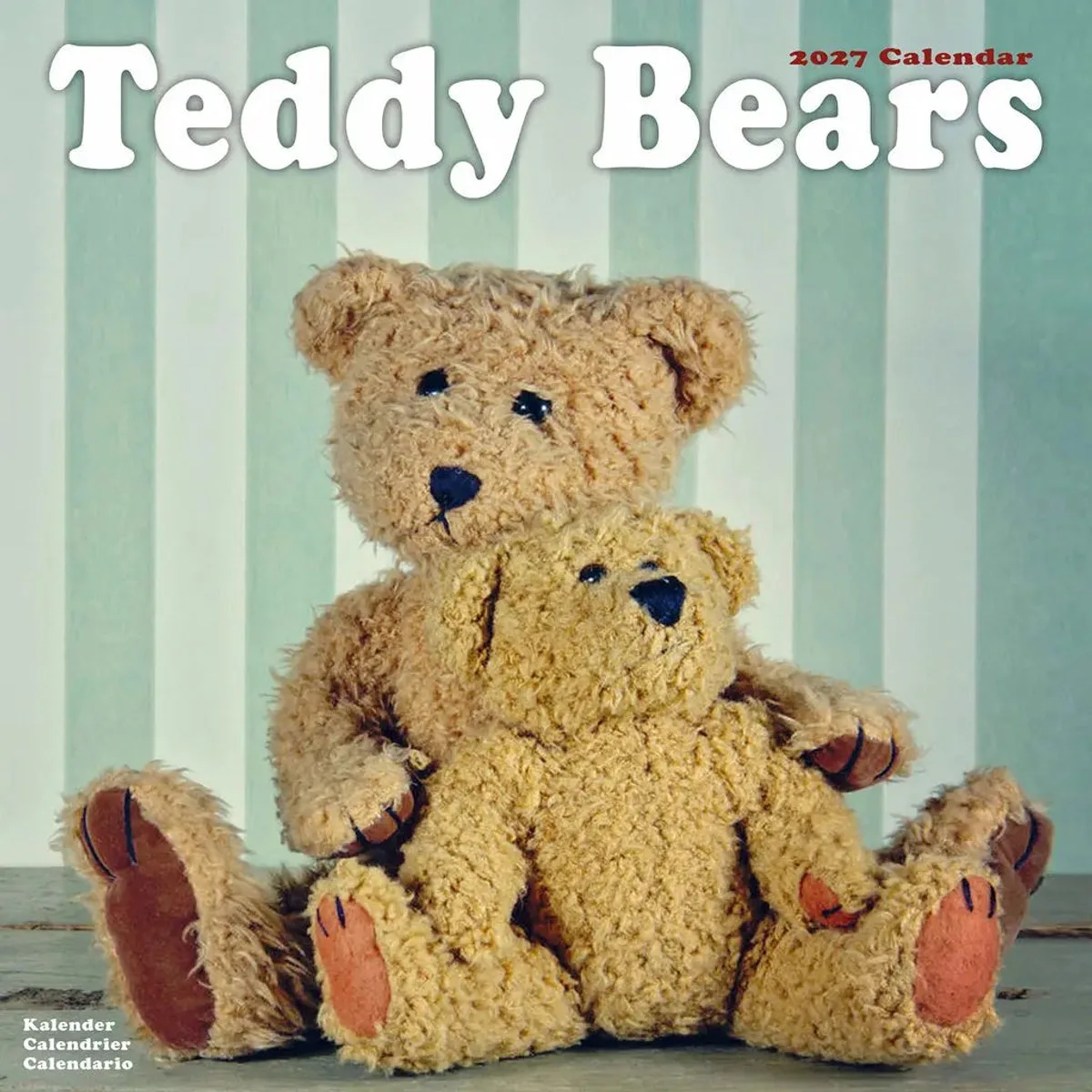 Teddyberen Kalender 2027 van Avonside in Bruin – productfoto