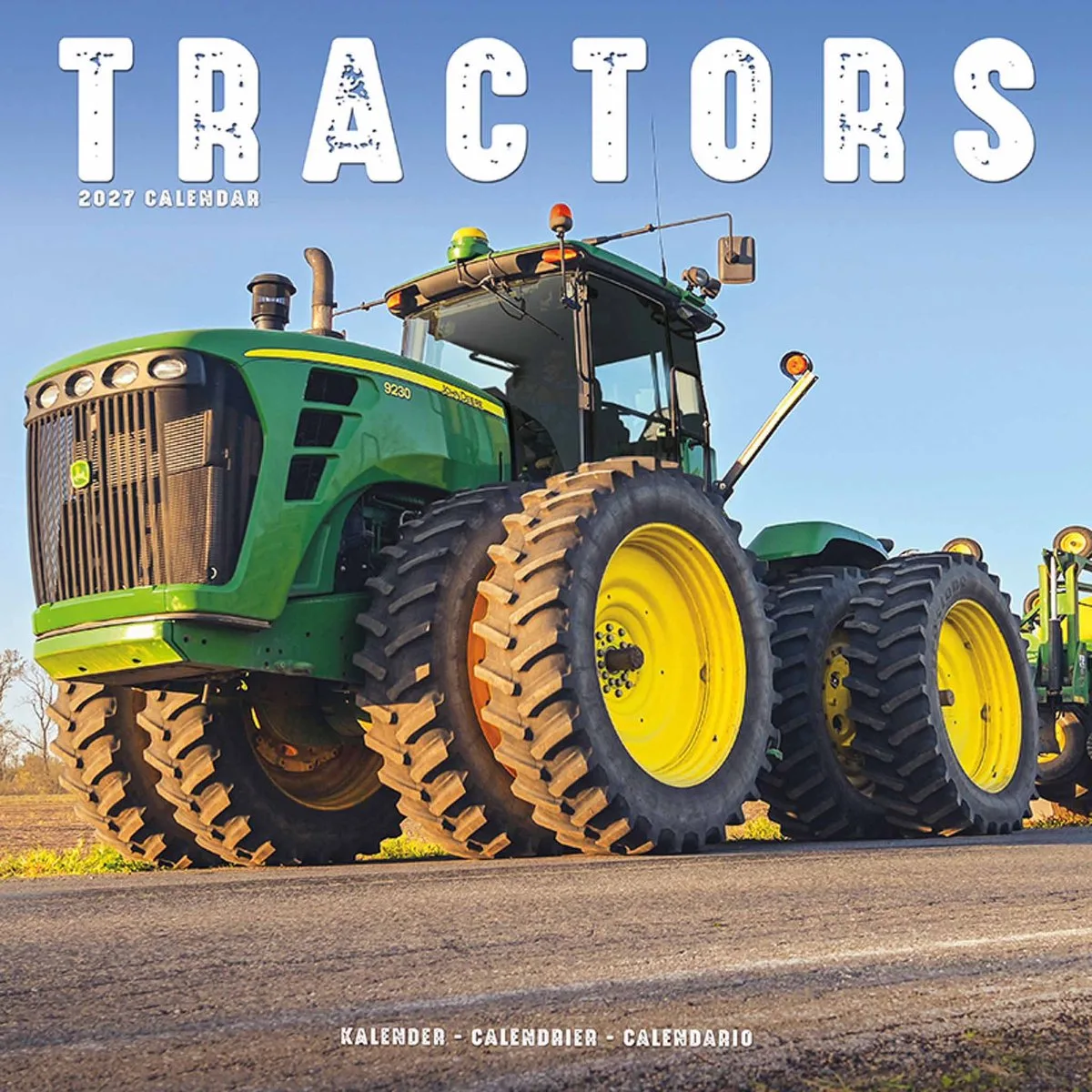 Tractoren Kalender 2027 van Avonside in Groen – productfoto