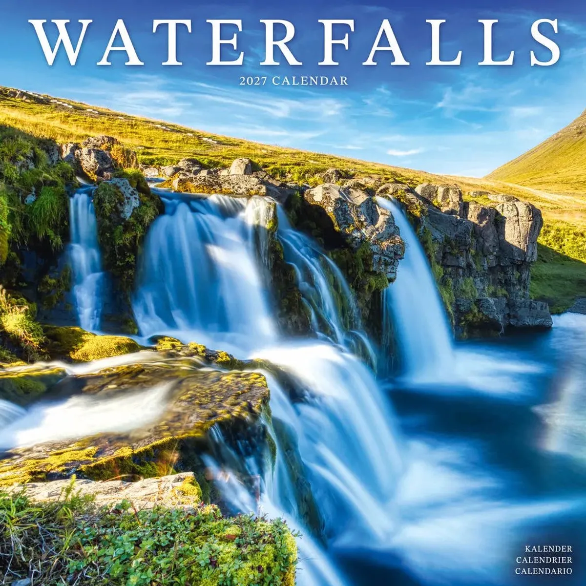 Watervallen Kalender 2027 fra Avonside – produktbillede
