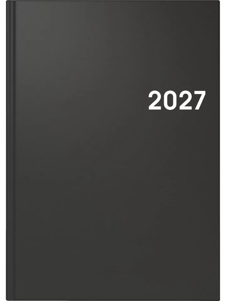 Buchkalender Buchkalender 2027 Modell 795 A5 Kunststoff fra Baier & Schneider i Sort – produktbillede