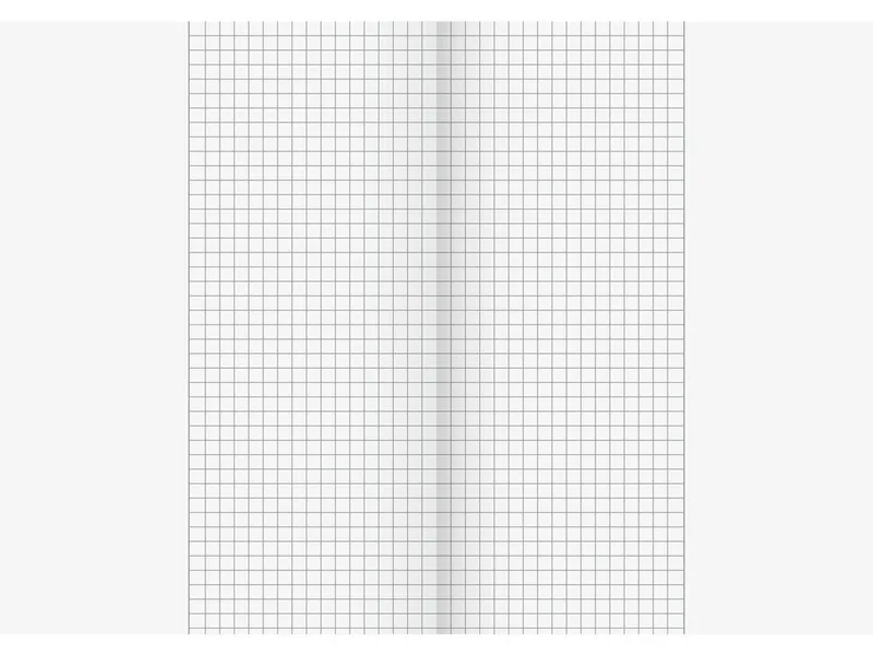 Schulheft Oberschulheft A4 kariert Lineatur 26A mit Breitrand, 5 mm kariert mit 9 cm Breitrand Lineatur 26A von Baier & Schneider – Produktfoto 2 von 2