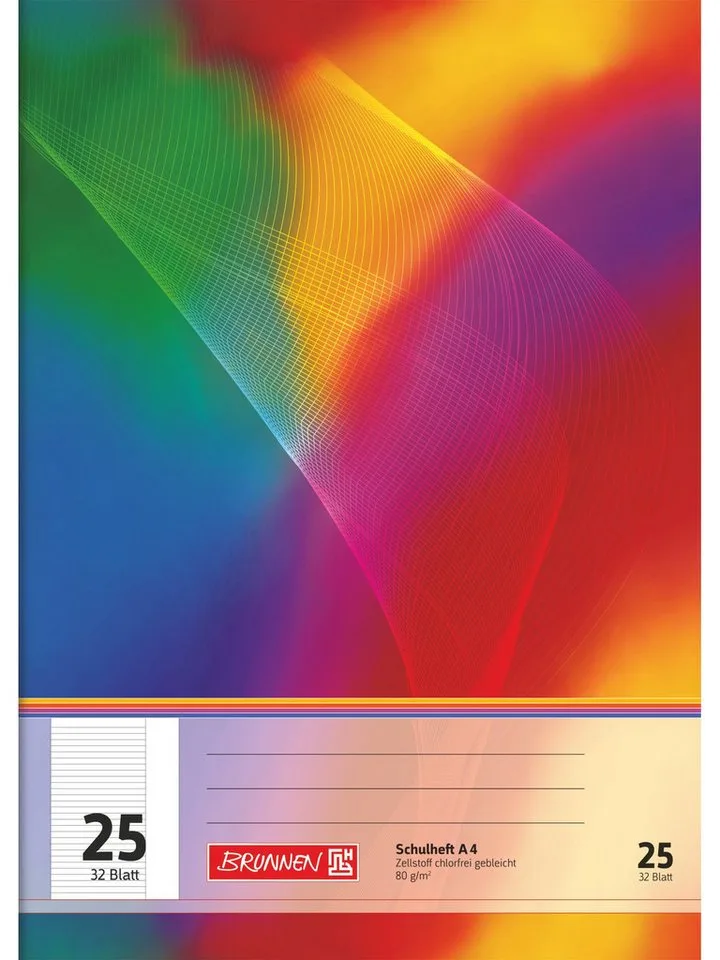 Schulheft Schulheft A4 liniert mit Rand Lineatur 25 32 Blatt, liniert mit Rand by Baier & Schneider – product photo