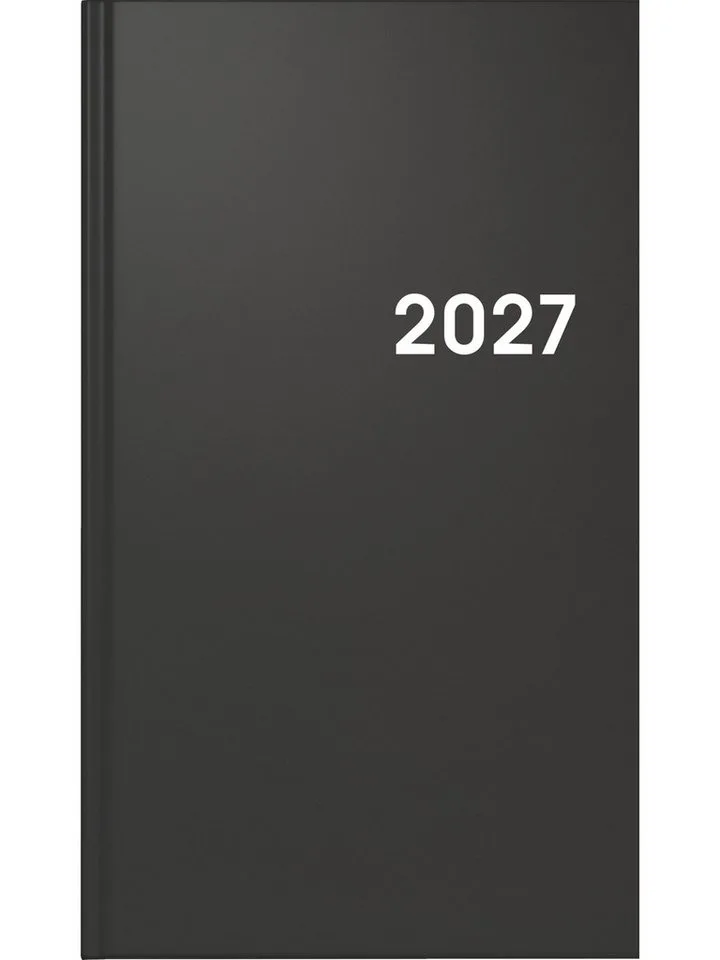 Taschenkalender Taschenkalender Mod. 756 2027 A6 de Baier & Schneider en Noir – photo produit