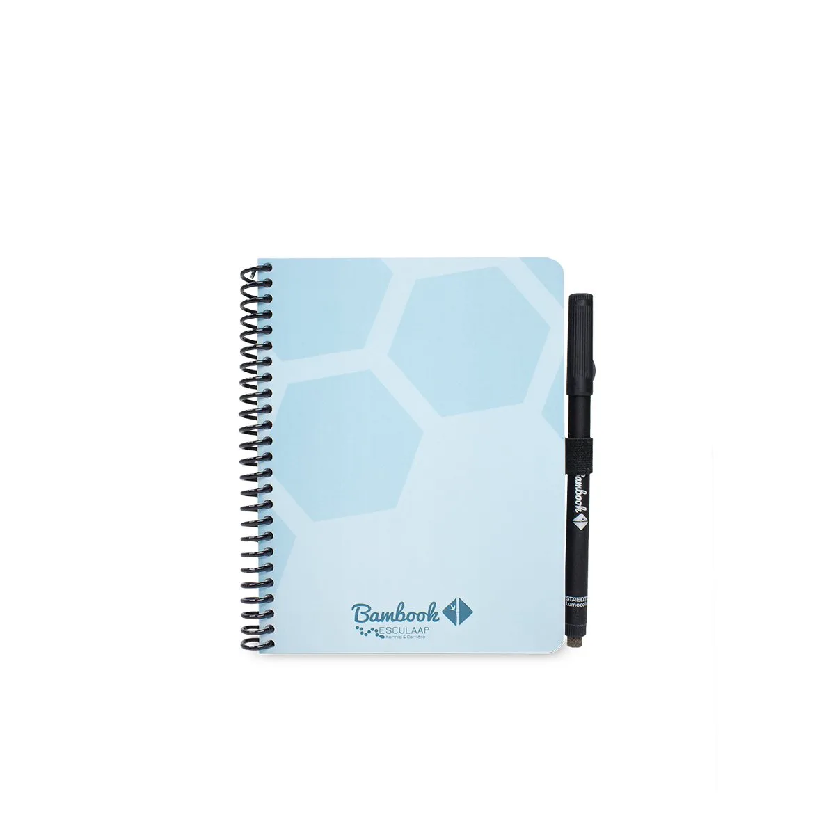 Esculaap uitwisbaar notitieboek voor verpleegkundigen - Duurzaam, herbruikbaar whiteboard schrift - Met 1 gratis stift de Bambook en Bleu – photo produit