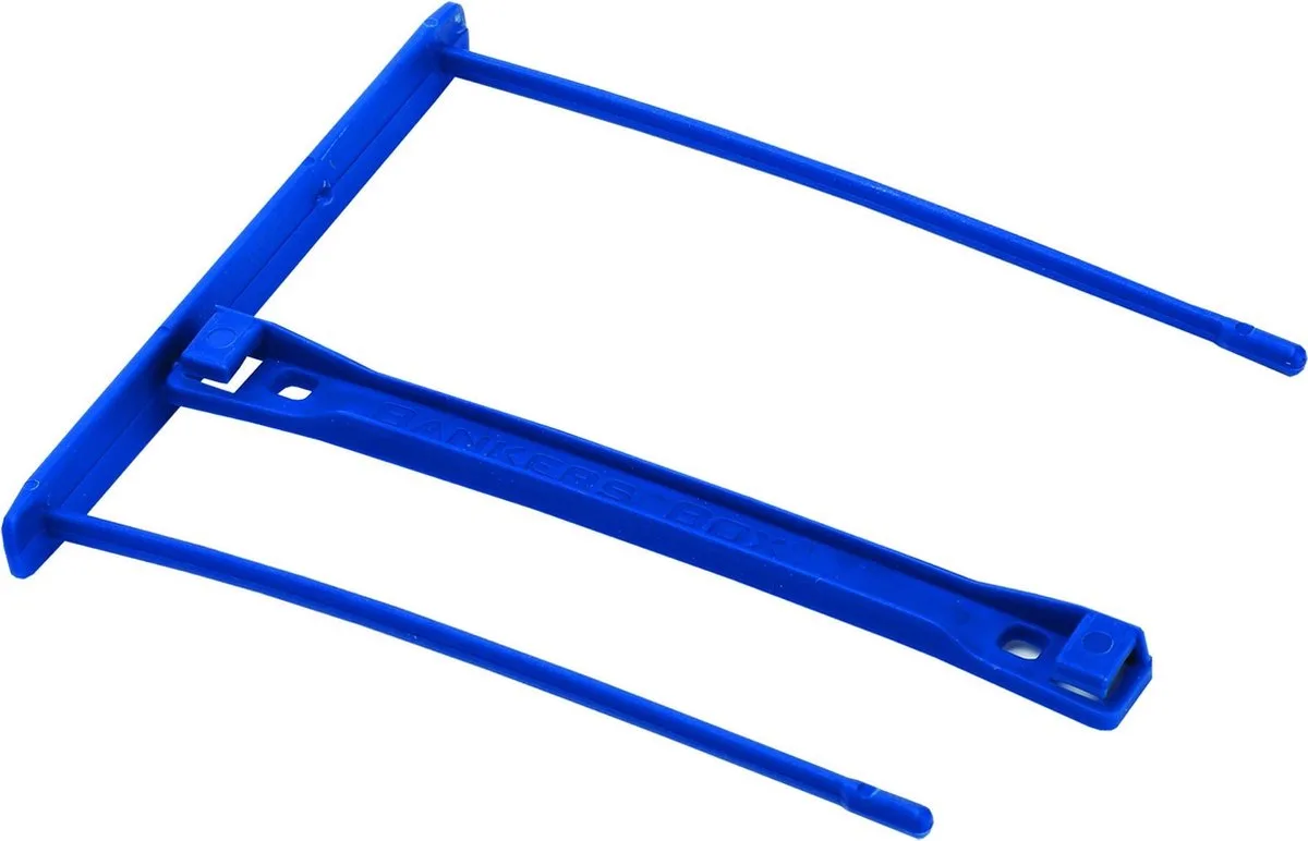 archiefbinder Pro Clip - doos van 50 stuks - 100mm - 100% gerecycled materiaal fra Bankers Box i Blå – produktbillede