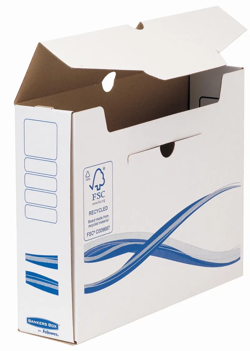 Basic, transfer archiefdoos, ft A4+, rug van 8 cm by Bankers Box – product photo