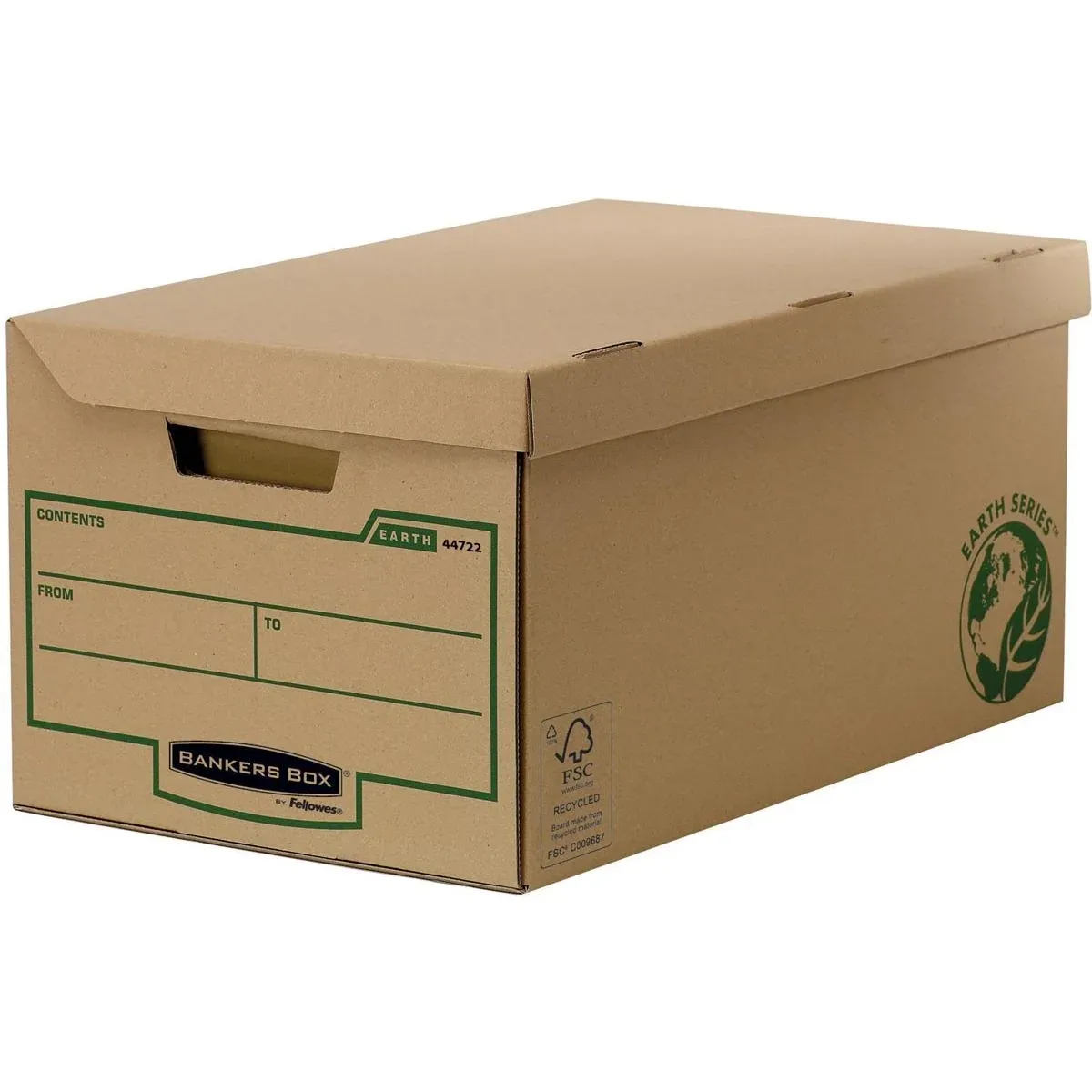 Earth Series opbergdoos flip top maxi van Bankers Box – productfoto
