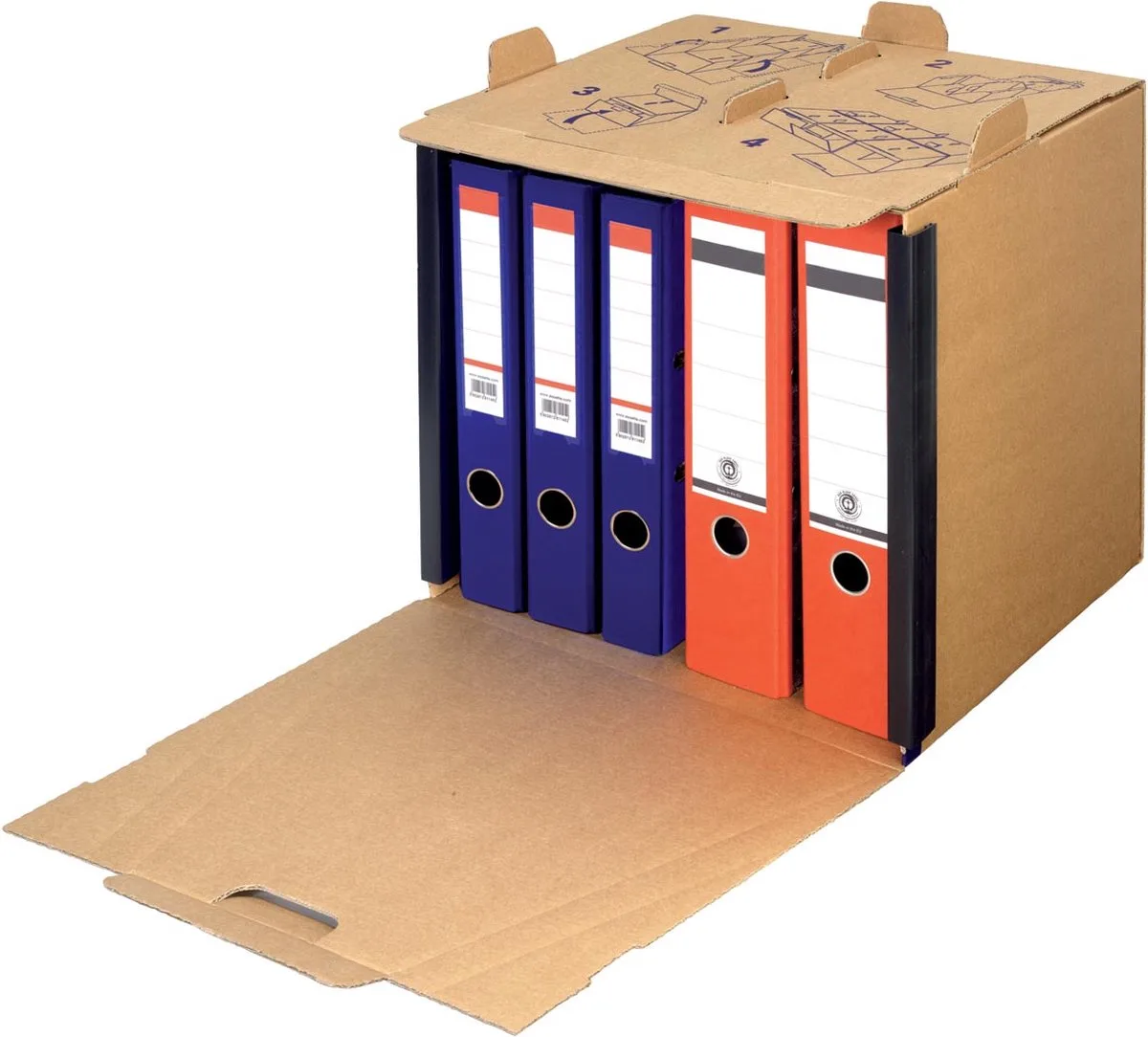 Loeff's archiefdozen Direct Container 38 x 36 x 33 cm 15 stuks von Bankers Box in Braun – Produktfoto