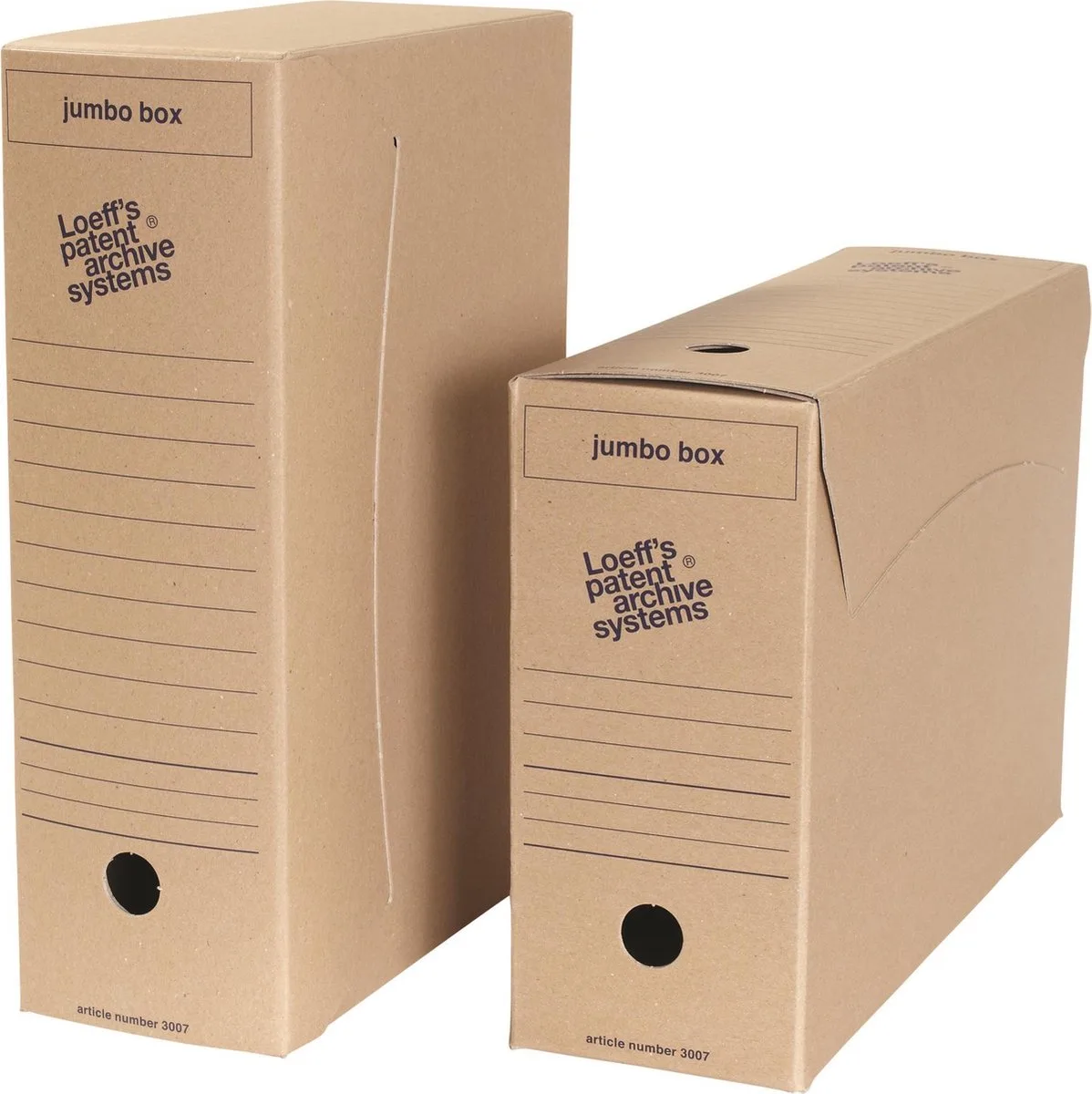 Loeff's Archiefdozen Jumbo Box 37 x 25,5 x 11,5 cm 25 stuks FSC von Bankers Box in Braun – Produktfoto