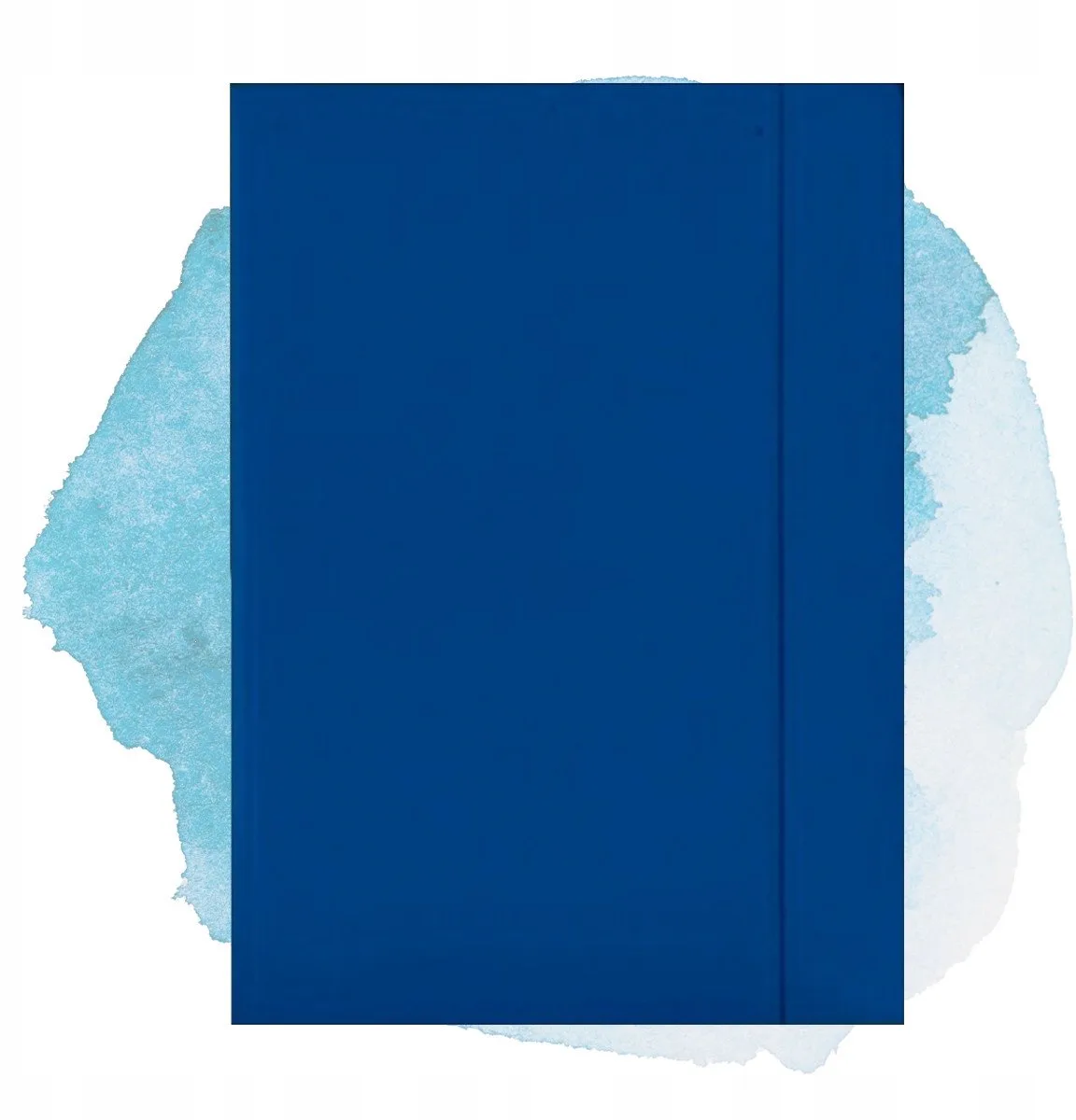 A4 Map met Elastiek, - Stevig Karton van Bantex in Blauw – productfoto