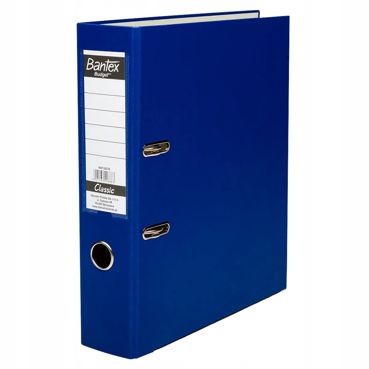 Budget A4 Ordner 7,5cm Marineblauw met Metalen Rand de Bantex – photo produit
