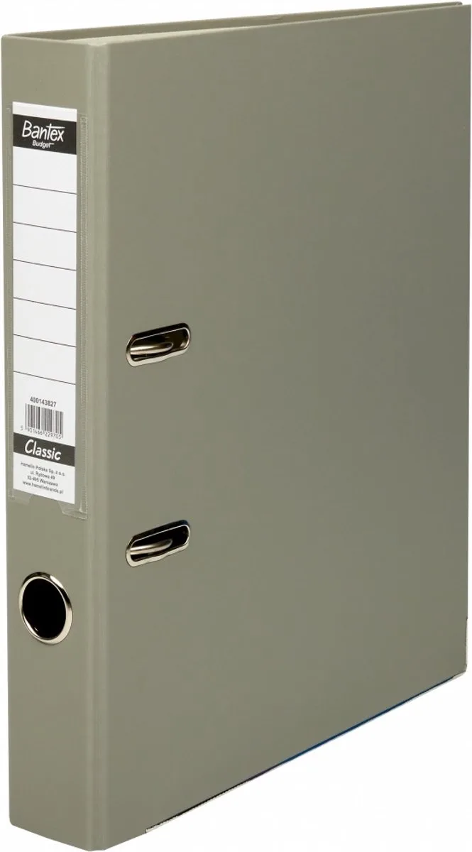 Budget Classic Segregator A4, 50mm, Grijs, 2 Ringbanden de Bantex – photo produit