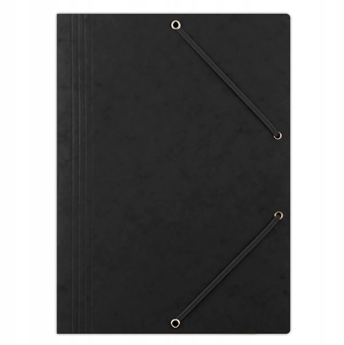 Zwarte A4 Kaart met Elastiek - Prespan Papier - 1 Stuk de Bantex – photo produit