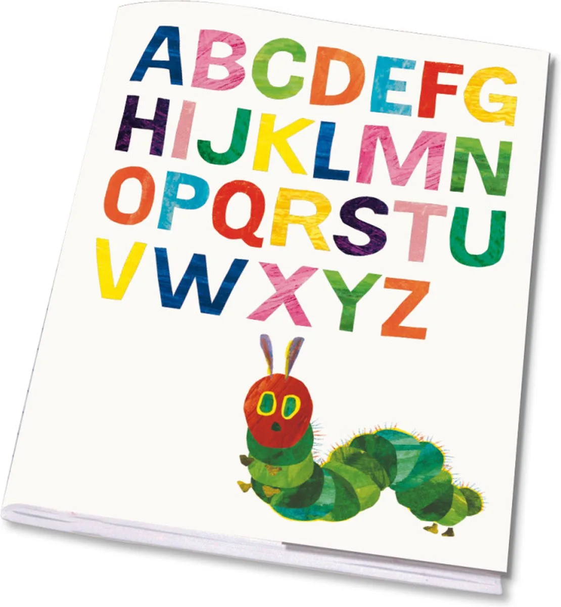 A5 Schrift Alfabet, The very hungry caterpillar, Eric Carle från Bekking & Blitz i Orange – produktbild