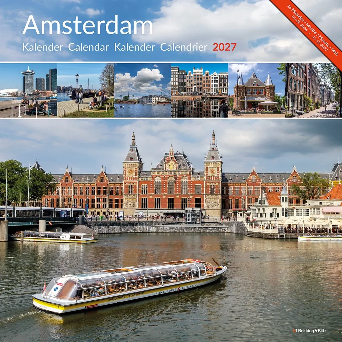 Amsterdam Kalender 2027 fra Bekking & Blitz i Multi-coloured – produktbillede