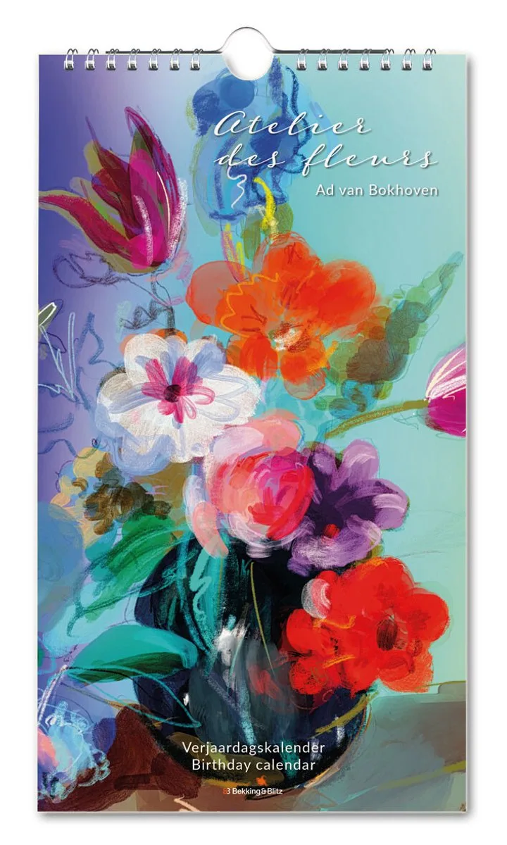 Ateliers des Fleuris Verjaardagskalender Ad van Bokhoven by Bekking & Blitz in Multicolour – product photo