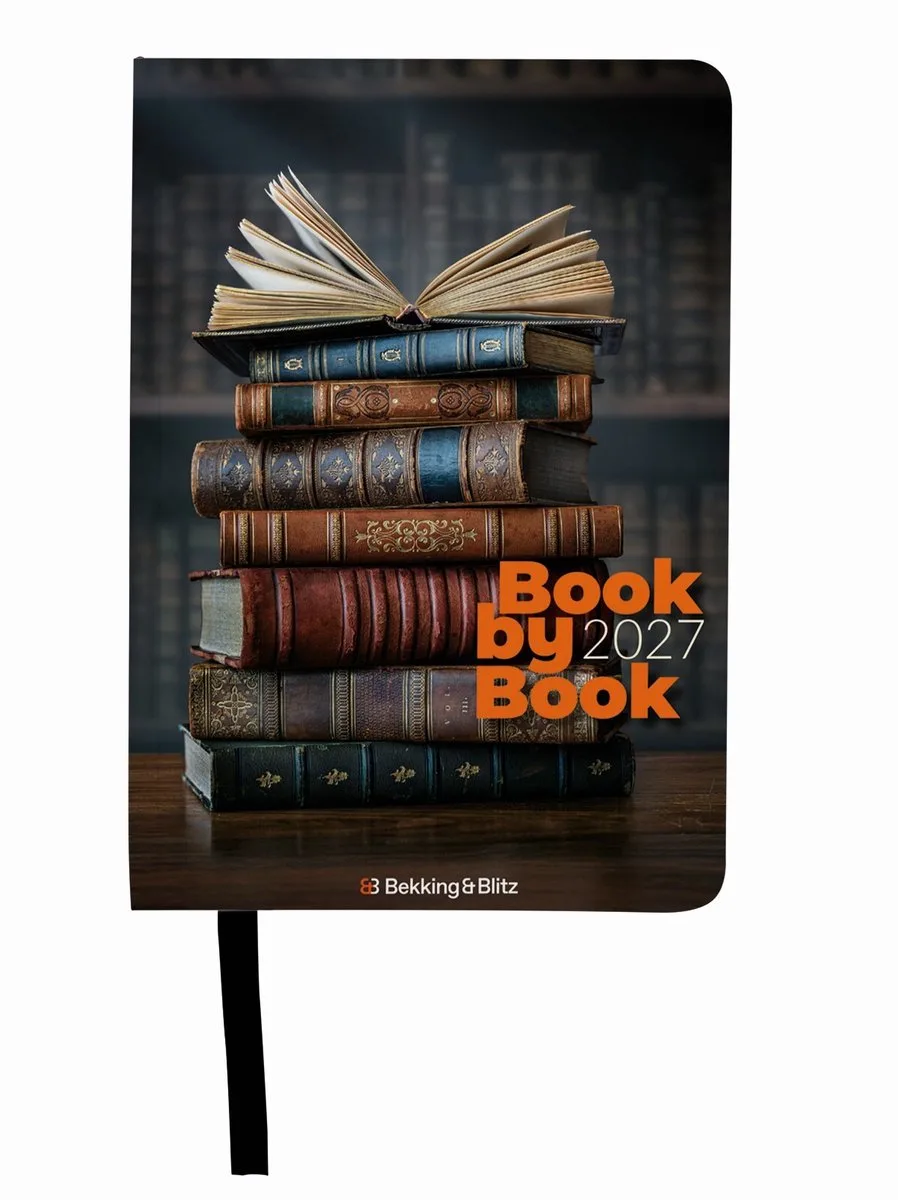 Book by Book Mini Agenda 2027 de Bekking & Blitz en Orange – photo produit