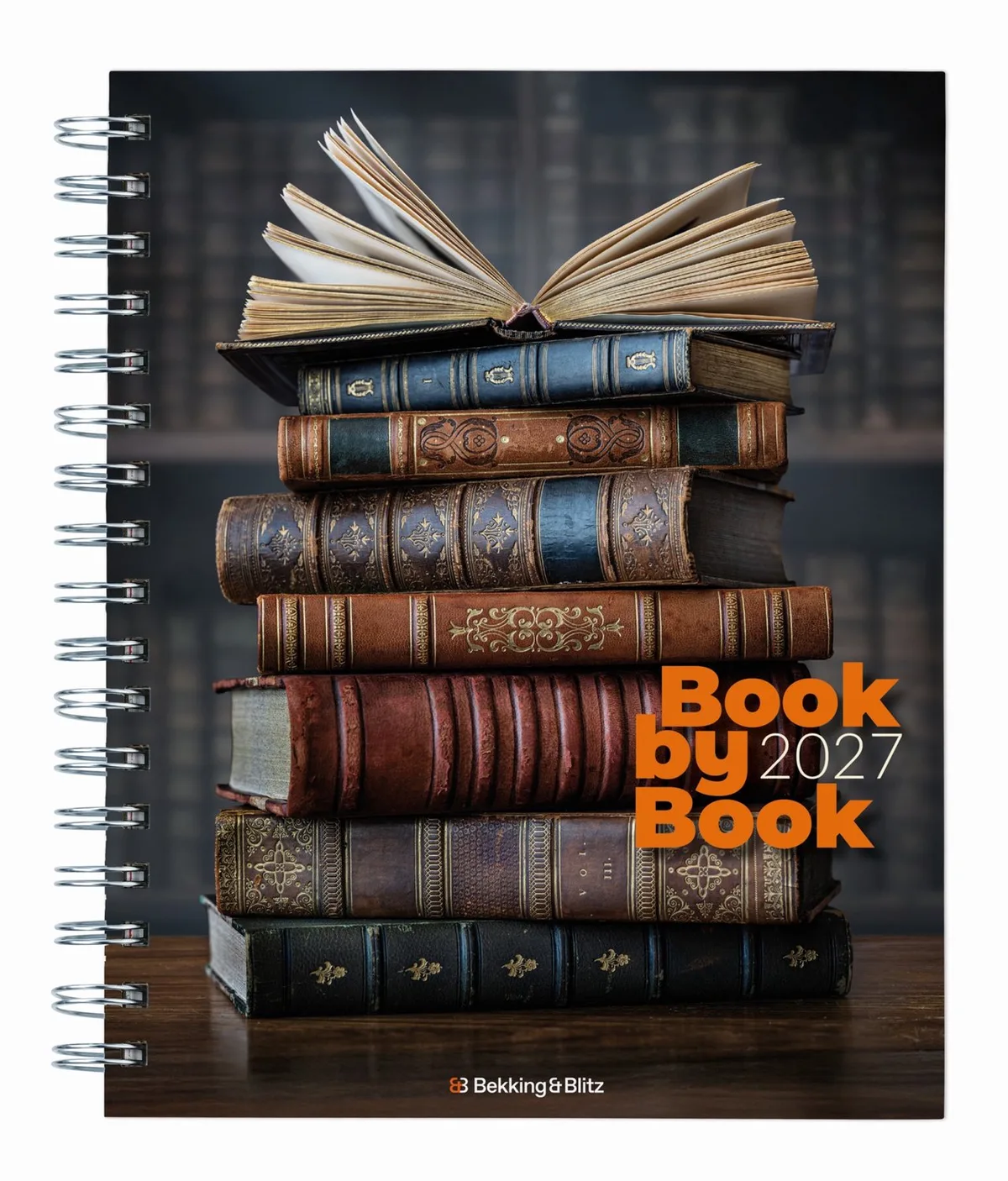 Book by Book Weekagenda 2027 fra Bekking & Blitz i Sort – produktbillede