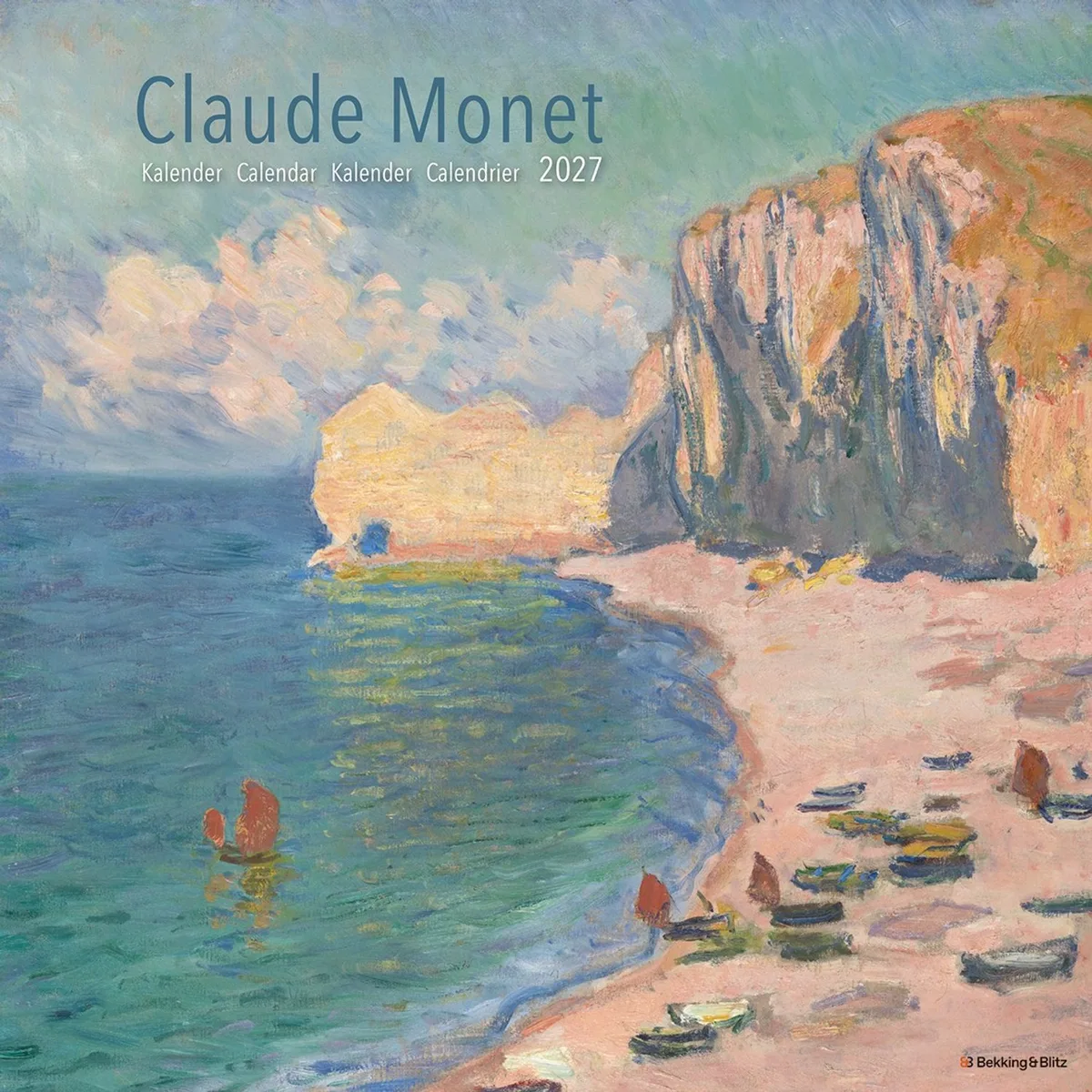 Claude Monet Kalender 2027 fra Bekking & Blitz i Brun – produktbillede