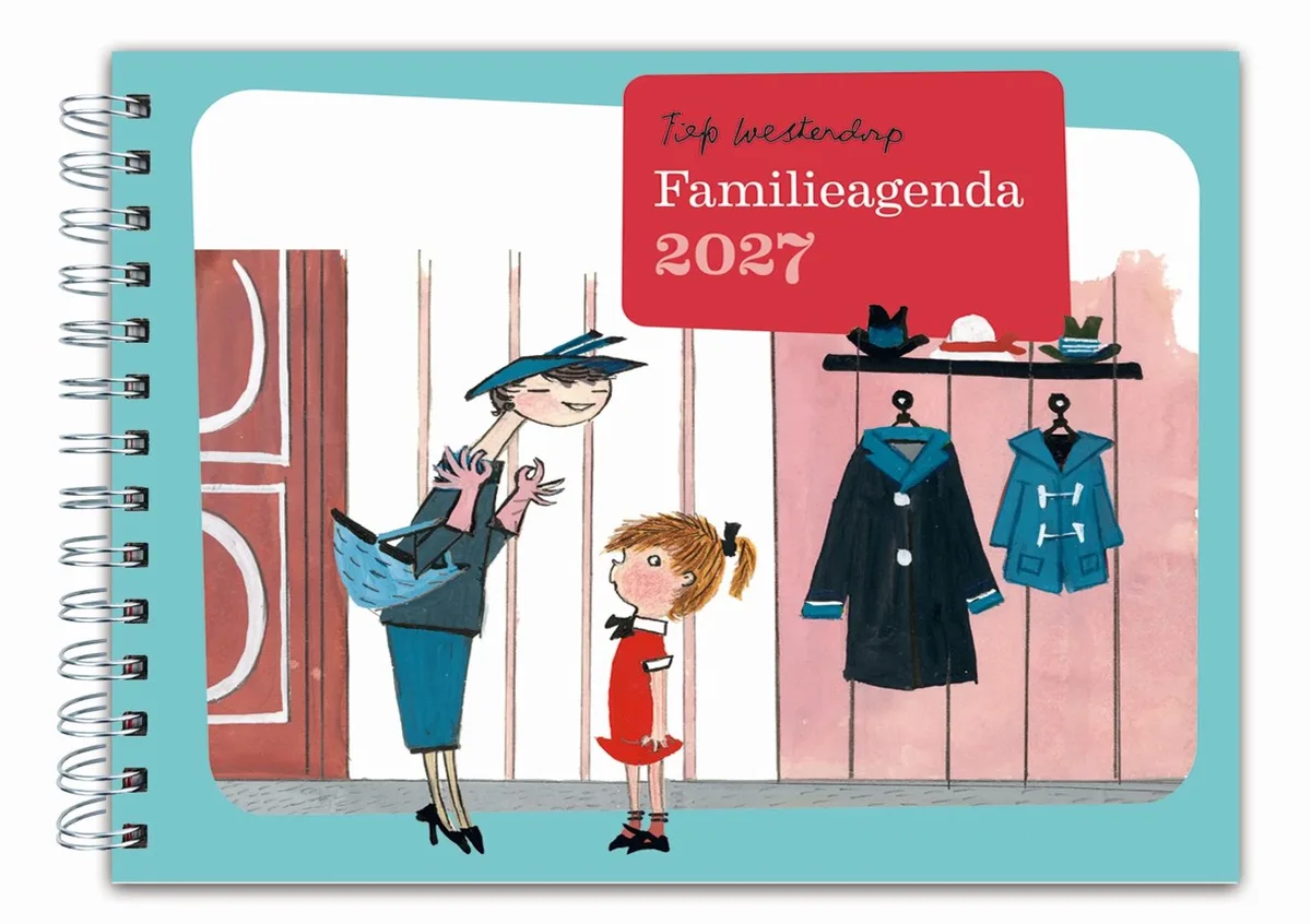 Fiep Westendorp Familie Weekagenda 2027 fra Bekking & Blitz i Sort – produktbillede