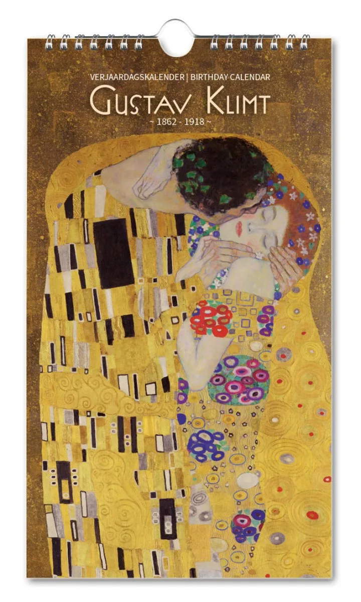 Gustav Klimt Verjaardagskalender by Bekking & Blitz in Multicolour – product photo