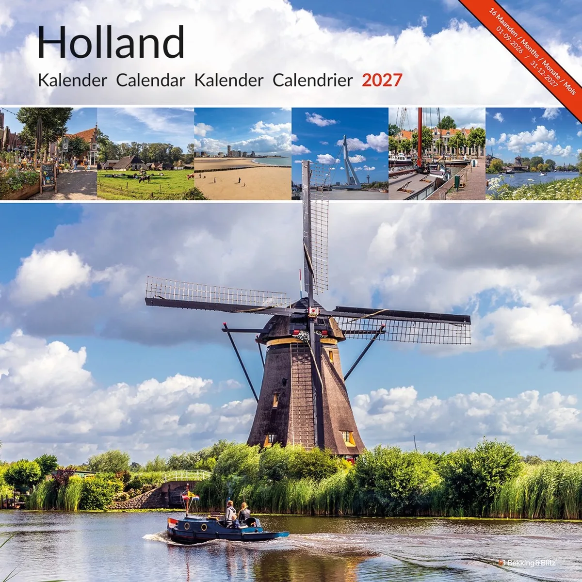 Holland Kalender 2027 by Bekking & Blitz in White – product photo