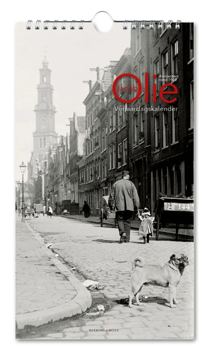 Jacob Olie Verjaardagskalender by Bekking & Blitz in Red – product photo