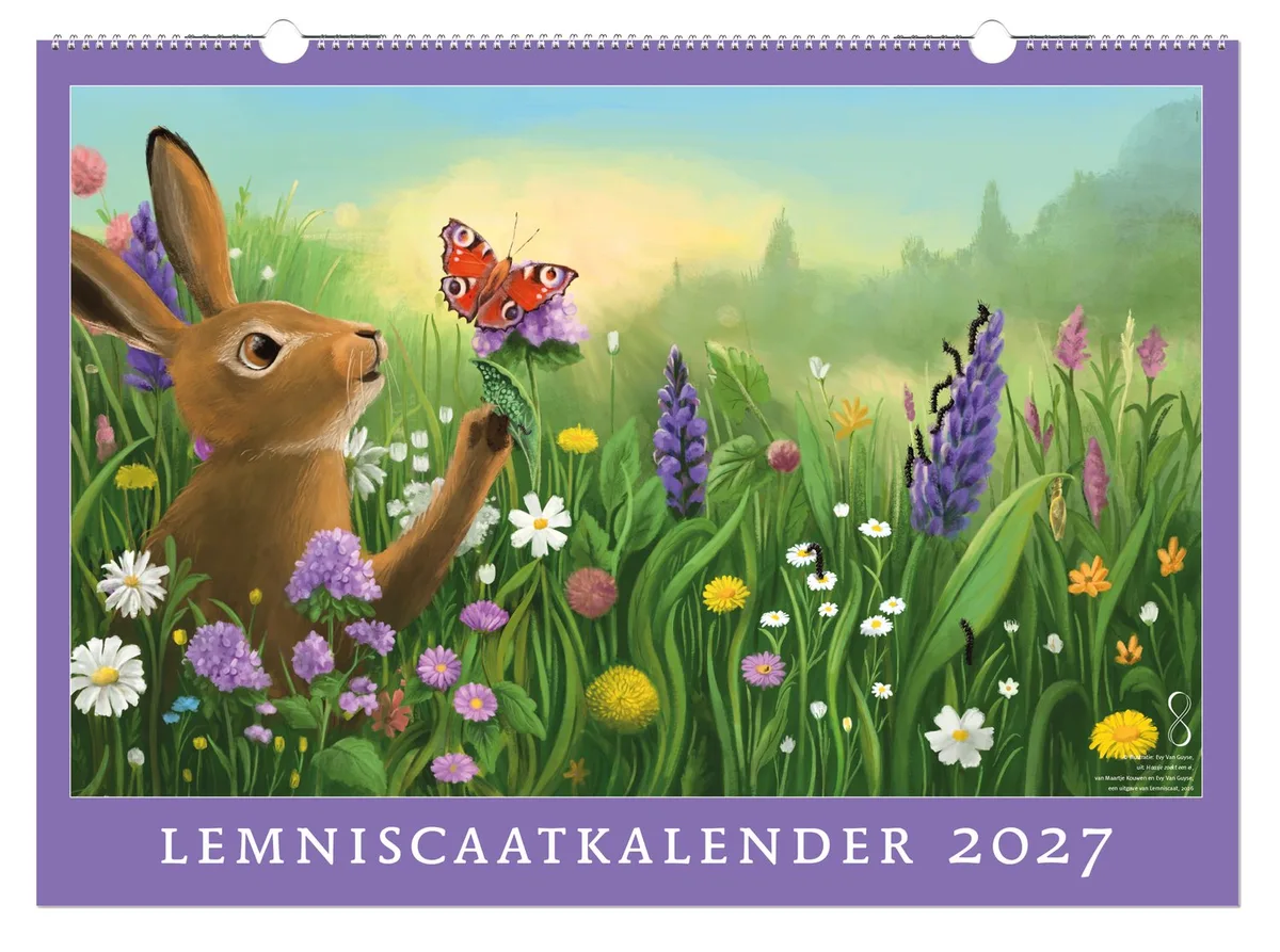 Lemniscaat Kalender 2027 fra Bekking & Blitz i Brun – produktbillede