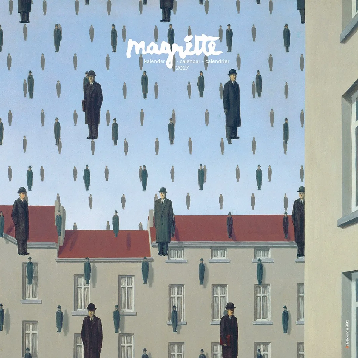 Magritte Kalender 2027 fra Bekking & Blitz i Rød – produktbillede