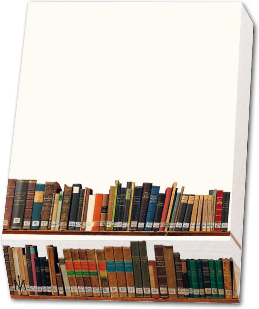 Memo blocnote: Boeken, Die Klosterbibliothek, Maria Laach fra Bekking & Blitz i Flerfarvet – produktbillede