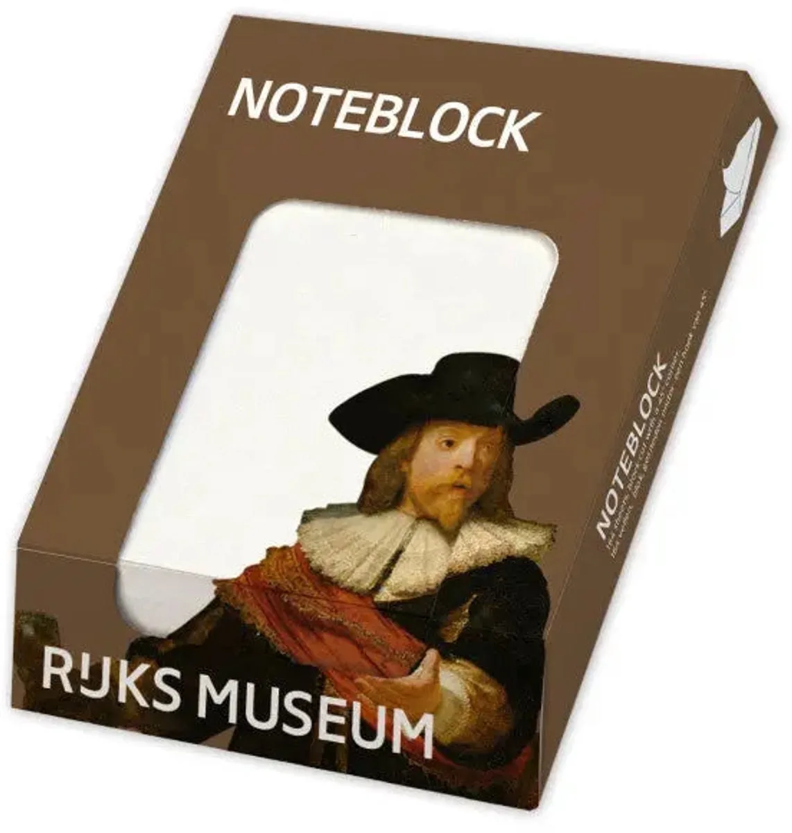 Memo blocnote: De nachtwacht Rembrandt fra Bekking & Blitz i Brun – produktbillede