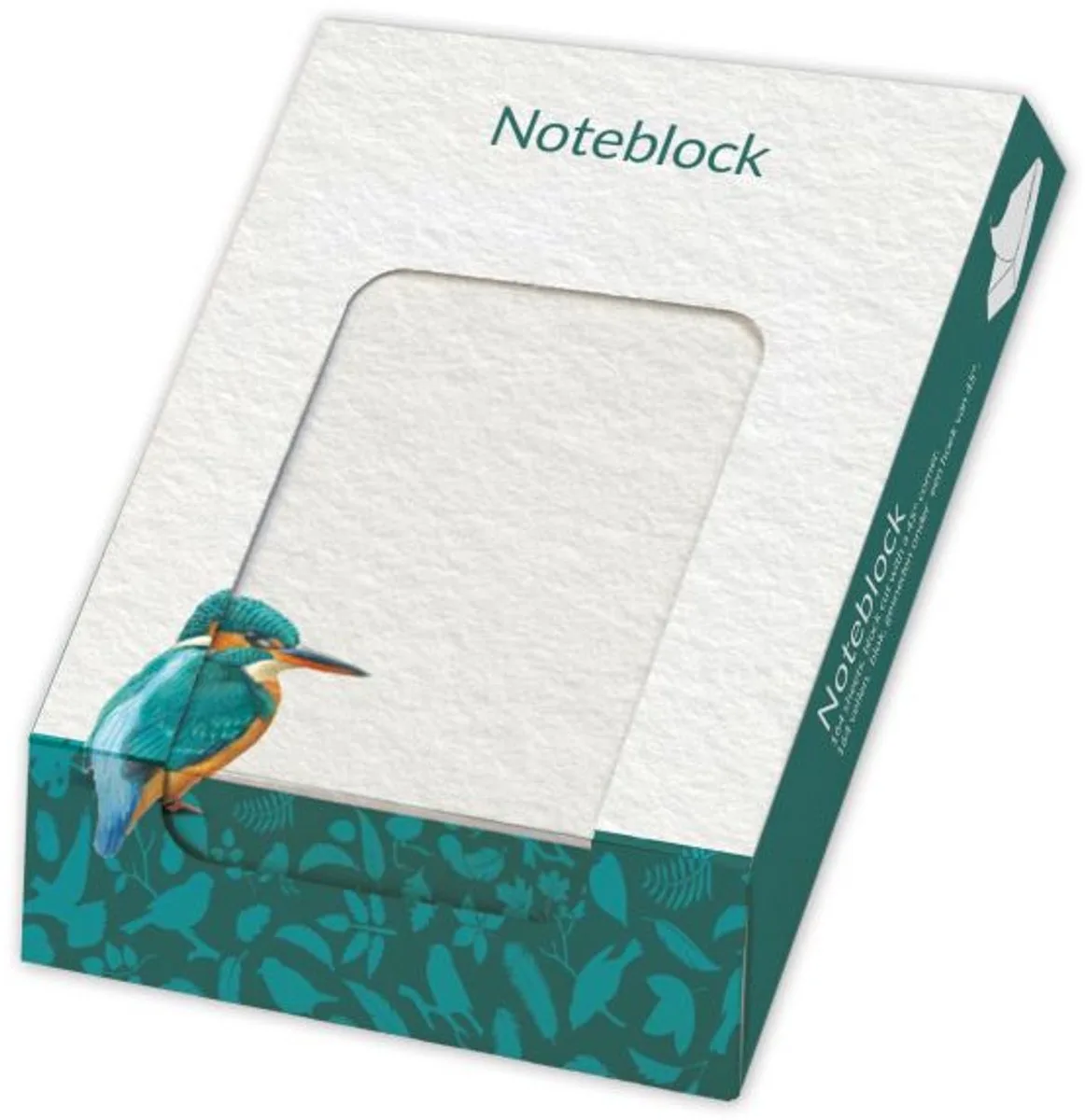 Memo blocnote: Drie vogels, Elwin van der Kolk, Vogelbescherming Nederland från Bekking & Blitz i Grön – produktbild