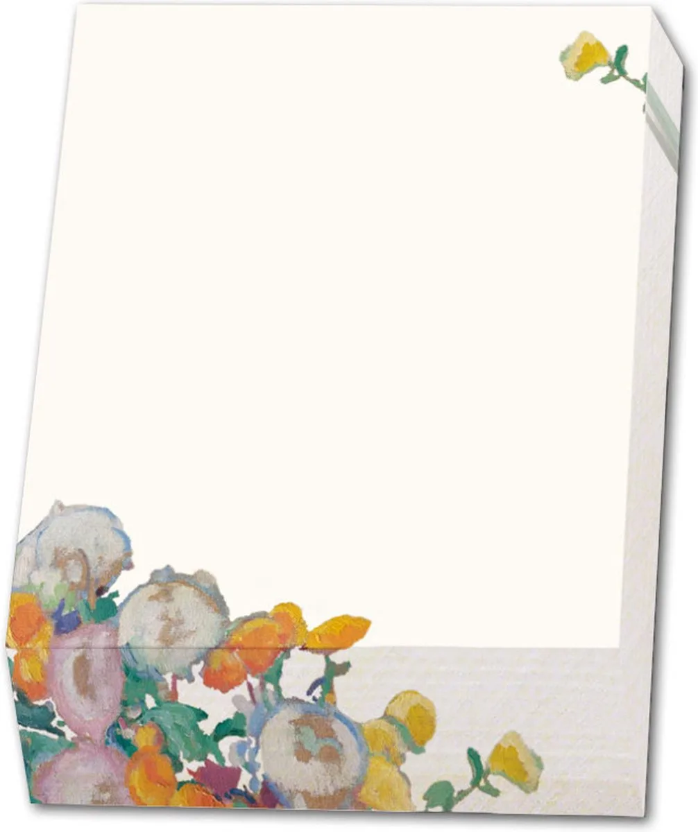 Memo blocnote: Interieur, Leo Gestel, Singer Laren fra Bekking & Blitz i Hvid – produktbillede