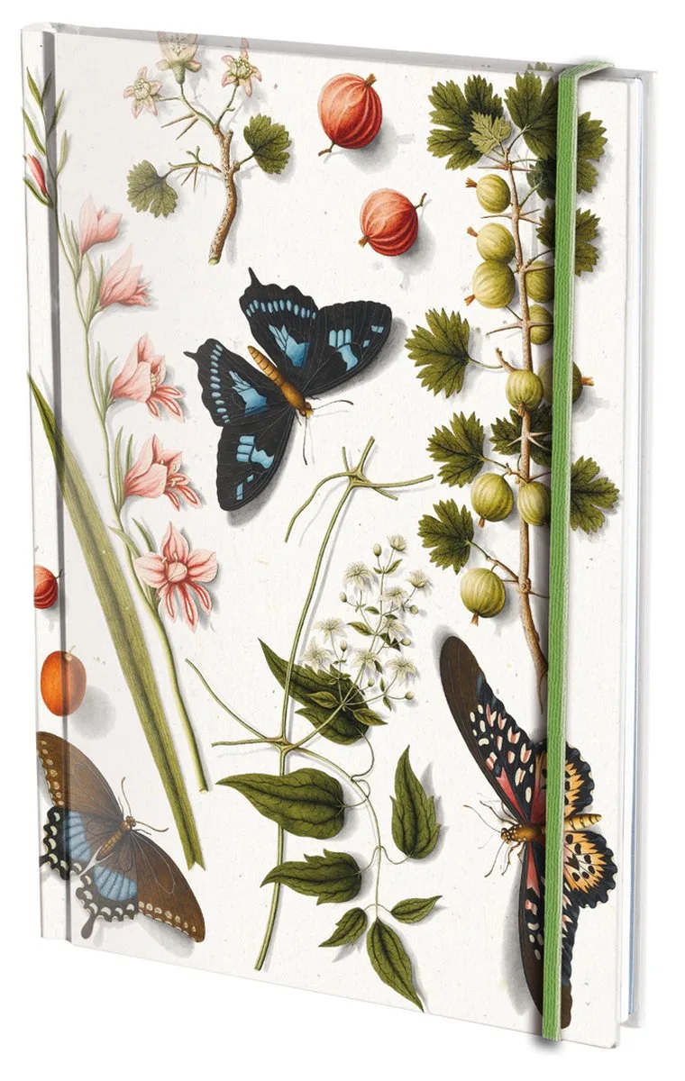 Notitieboek - A5 formaat - Kunst - Museum kunst - Botanisch - Met opbergvak - Collage - Joseph Jakob von Plenck - Fitzwilliam Museum Cambridge från Bekking & Blitz i Flerfärgad – produktbild