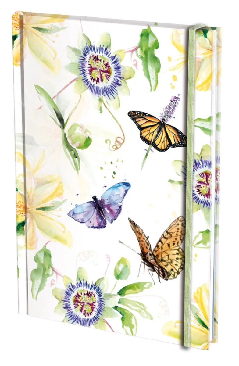 Notitieboek A5, harde kaft: Passion for Butterflies, Michelle Dujardin från Bekking & Blitz i Flerfärgad – produktbild