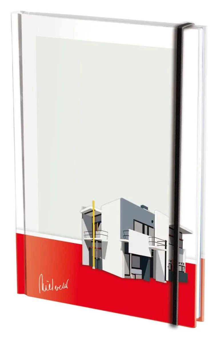 Notitieboek A5, harde kaft: Rietveld Schröderhuis från Bekking & Blitz i Röd – produktbild