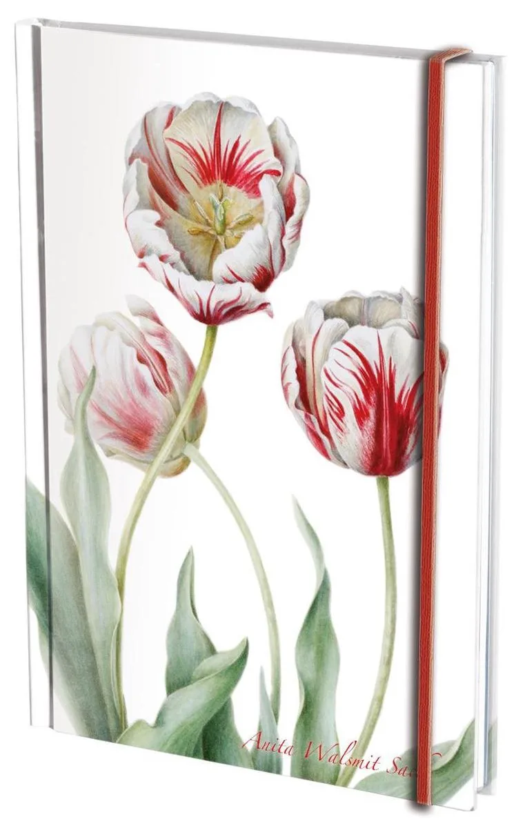 Notitieboek A5, harde kaft: Tulipa 'Teyler', Anita Walsmit Sachs från Bekking & Blitz i Flerfärgad – produktbild