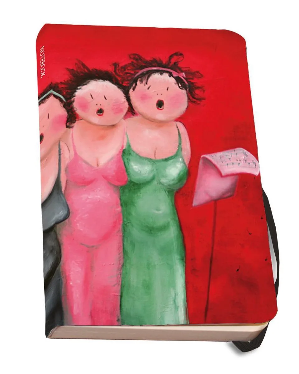 Notitieboek A5 Judith Stam, Uit volle borst fra Bekking & Blitz i Multicolor 15 – produktbillede