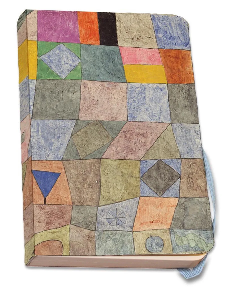 Notitieboek A5, - Zachte kaft - Met elastieken band - Voorzien van opbergvak - Kunst - Freundliches Spiel - Paul Klee - Staatliche Museen zu Berlin från Bekking & Blitz i Multicolor 9 – produktbild