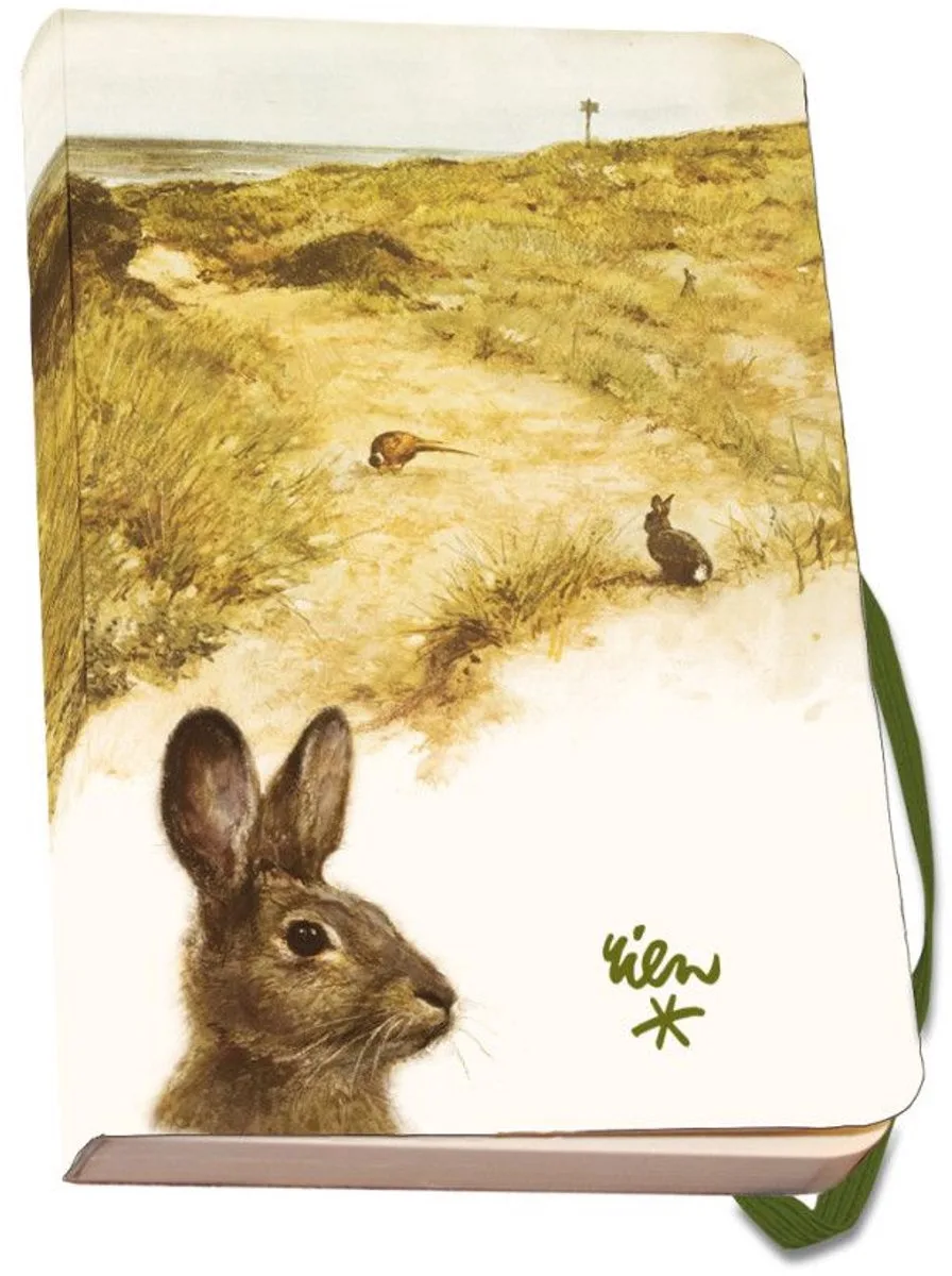 Notitieboek A6, zachte kaft: Drawn to Nature, Rien Poortvliet fra Bekking & Blitz i Multi-coloured – produktbillede