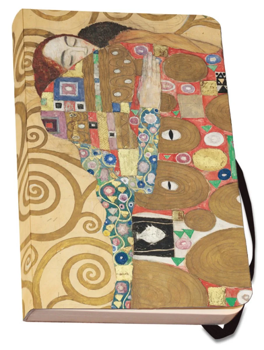 Notitieboek A6, zachte kaft: Gustav Klimt von Bekking & Blitz in Mehrfarbig – Produktfoto
