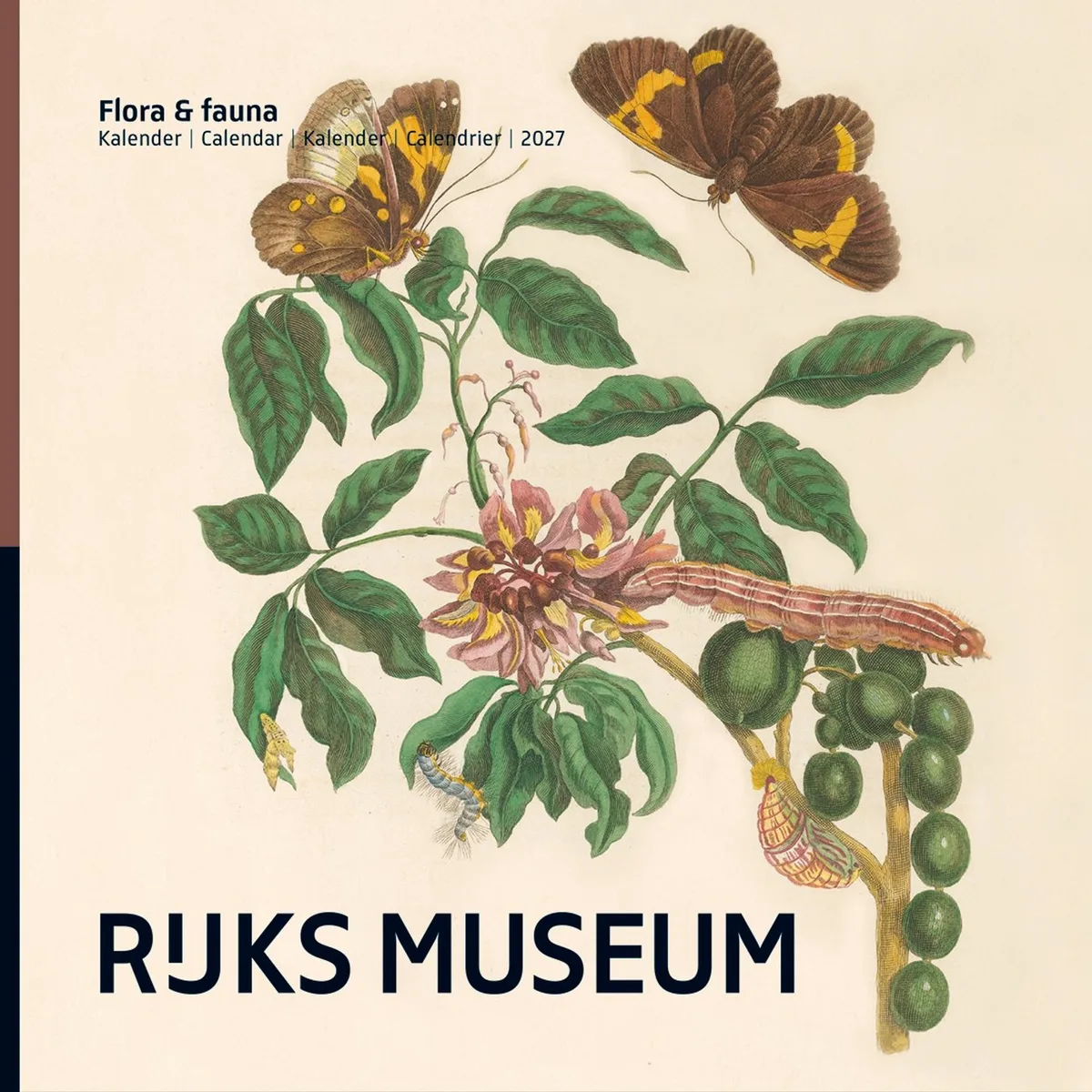 Rijksmuseum Mini Kalender 2027 fra Bekking & Blitz i Brun – produktbillede