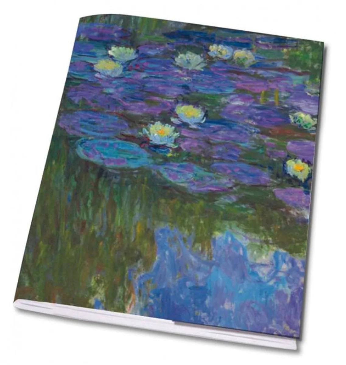 Schrift A5 - Waterlilies - Claude Monet - Gratis verzonden van Bekking & Blitz in Blauw – productfoto