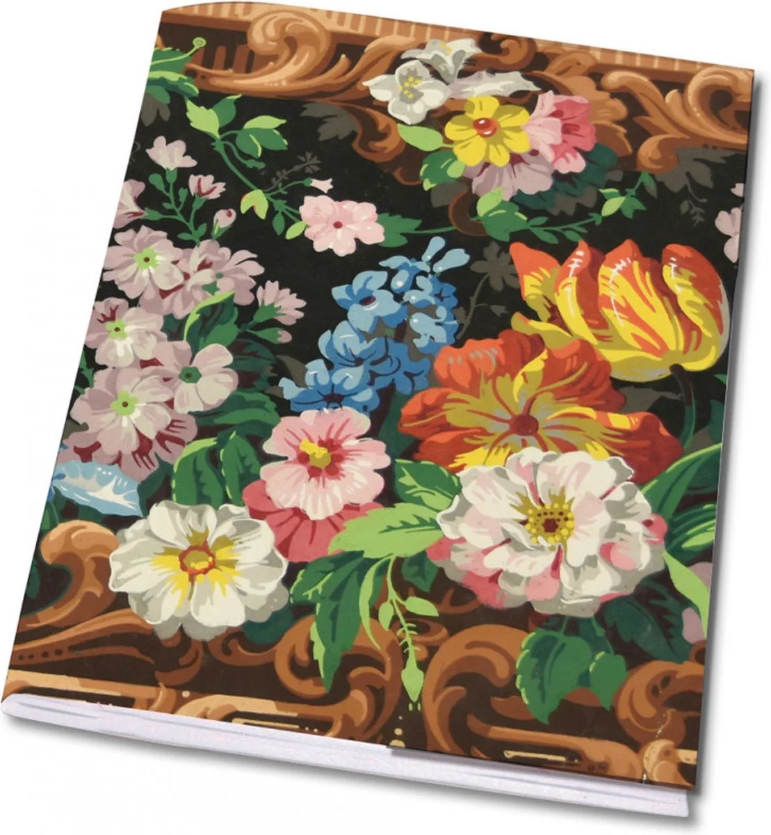 Set van 3 schriften Flowers, Musée du Papier Peint de Bekking & Blitz en Multicolore – photo produit